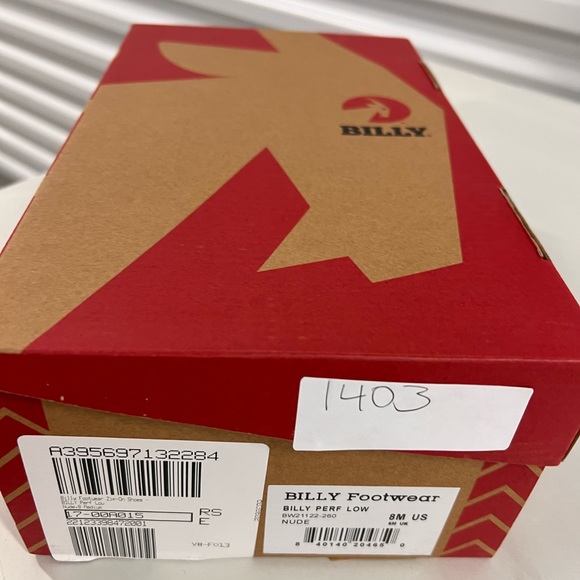 BILLY Footwear Zip On Perforated Low Beige Nude Loafer Shoes Size 8 NEW - Picture 10 of 10